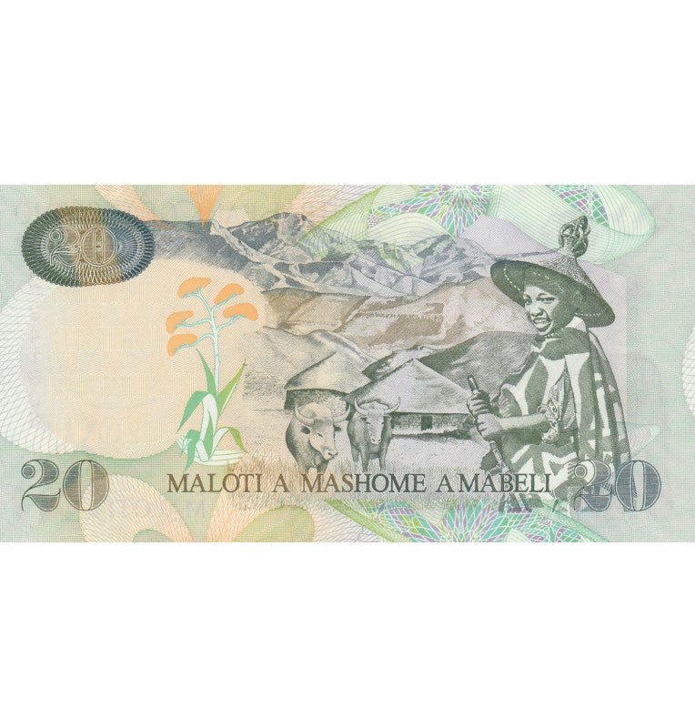 Lesotho 20 Maloti 2009 Pick 16g